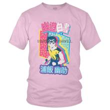 Yu Yu Hakusho T Shirt Mens 100% Cotton Printing Graphic T-shirts Funny Manga Tshirt Short Sleeve Yusuke Urameshi Tees Tops Merch 2024 - buy cheap