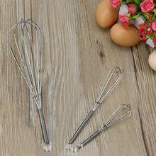 Stainless Steel Handle Egg Beater Drink Whisk Mixer Foamer Kitchen Egg Beater Mini Handle Mixer Stirrer Tools 2024 - buy cheap