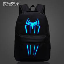 Luminous spiderman mochilas para crianças capacidade luminosa mochila para adolescentes crianças sacos de escola mochilas mágicas 2024 - compre barato