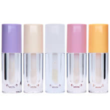 10Pcs 6.5ML Empty Lip Gloss Tube DIY Plastic Elegant Transparent Lipgloss Balm Bottle Liquid Lipstick Container Round Wholesale 2024 - buy cheap