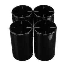 4pcs Black High Quality Battery Adaptor Holder Case Converter AA 2A to D Size Convertor Batteries Adapter 2024 - buy cheap