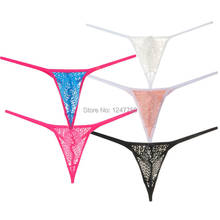 Sexy Pouch String Micro Thong G-string Thong Jocks Tanga Underpants Men Tanga See-through Lace Bikini T-Back Underwear 2024 - buy cheap
