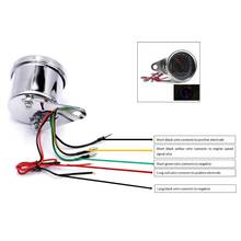 Universal led motocicleta tacômetro dc 12v medidor 13k rpm para honda suzuki r3md 2024 - compre barato