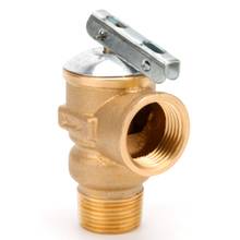 Válvula de seguridad NPT para calentador de agua, 3/4 pulgadas, estándar americano, sin plomo, 150 Psi, alivio de presión de latón 2024 - compra barato