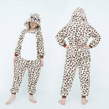 Conjunto de pijamas de franela con capucha para niños y niñas, ropa de dormir con diseño de unicornio y dibujos animados, mono de punto de oso, para invierno y otoño 2024 - compra barato