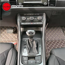 SS Carbon Fiber Look Car Interior Accessories for Kodiaq 17-21 GT Gear Shift AC Control Panel Knob Trim Cover Decoration Sticker 2024 - buy cheap