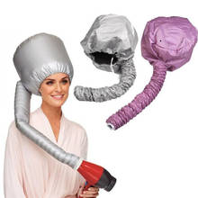 Portable Soft Hair Drying Cap Bonnet Hood Hat Blow Dryer Attachment Curl Tools Gray Dry Hair Cream Cap 2024 - buy cheap