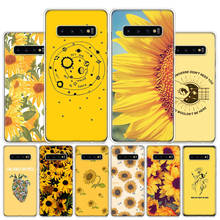 Hippie Aesthetics yellow Phone Case For Samsung Galaxy A50 A70 A30 A40 A20E A10S Note 20 Ultra 10 Lite 8 9 A6 A7 A8 A9 Plus + 2024 - buy cheap