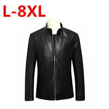 new plus size 8XL 7XL 6XL 5XL 4XL man leather and autumn coat men The of high quality men's jacket Free shipping 2024 - buy cheap