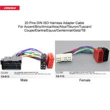 20 Pins DIN ISO Harness Adapter Cable For HYUNDAI Accent/Brio/Amica/Atos/Atoz/Tiburon/Tuscani/Coupe/Elantra/Equus/Centennial/TB 2024 - buy cheap