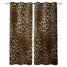 Leopard Print Blackout Curtains For Living Room Bedroom Window Treatment Blinds Drapes Kitchen Curtains 2024 - buy cheap