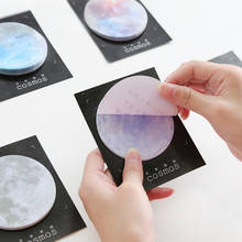 30PCS/Pack Planet Earth Pluto Moon Mini Memo Pad N Times Sticky Notes School Supply Bookmark Label Hot sale 2024 - buy cheap