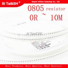 100Pcs 0805 SMD 1/8W chip resistor 0R ~ 10M 0 10R 100R 220R 330R 470R 47 10 1K 4.7K K K 100K 0 10 100 330 470 ohm 2024 - compre barato