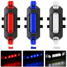 1/3pcs Bike Bicycle light Super Bright USB Rechargeable Bike Taillight Cycling Bicycle Tail Rear Safety Warning Cycling Light 2024 - buy cheap