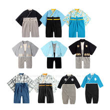 Newborn Baby Boy Girl Kawaii Yukata Japanese Samurai Kimono Kids Cotton Soft Infant Traditional Bath Robe Sleepwear Party Outfit 2024 - buy cheap