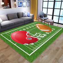 3D Grass Football Carpet children play football field large rug living room bedroom floor mat boy soft kids parlor soft tapete 2024 - buy cheap