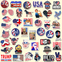 50PCS President USA Flag Stickers For Laptop Suitcase Phone Car Bike Motorcycle Cool JDM Kids Graffiti Sticker Bomb Decals 2024 - buy cheap