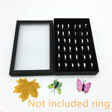 1 Pcs Exquisite Practical Fine 36 Slots Ring Storage Ear Display Box Jewelry Organizer Holder Transparent Window Show Case 2024 - buy cheap