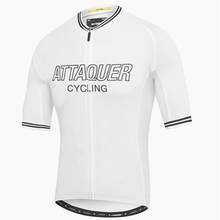 Mangas de malla 2021 Attaquer de alta calidad ciclismo Jersey de verano transpirable ropa de bicicleta equipo Carrera ULTRA + nombre personalizado en La Manga 2024 - compra barato