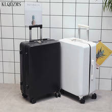 KLQDZMS-maleta clásica con ruedas para viaje de negocios, Maleta clásica con ruedas giratorias de 20 "y 24 pulgadas, a la moda, PC 2024 - compra barato