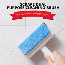 Window Cleaner Brush With Scraping Head Sponge Brush Household Wash Window Wiper Glass Cleaner Bathroom Cleaning Tools Kitchen 2024 - buy cheap