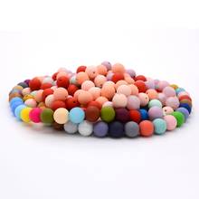 20pcs Silicone Beads 12mm Eco-friendly Sensory Teething Necklace Food Grade Mom Nursing DIY Jewelry Baby Teethers 2024 - buy cheap