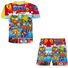 Summer Super Zings T Shirt And Short Suits Toddler Girls Sets Top+shorts 2pcs Sets Sports Suit Children Sets Boys T Shirt /short 2024 - buy cheap