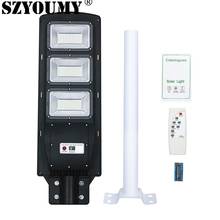SZYOUMY 60 120 180LEDs Solar Wall Street Light Radar Induction Outdoor Timing Lamp +Remote Waterproof Security Lamp for Garden 2024 - buy cheap