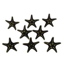 8-pacotes liga de zinco bronze estrela, forma de peixe, decoração, armário decorativo, guarda-roupa, portas, gavetas, puxadores, ferragens 2024 - compre barato