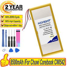 Chuwi-corebook cwi542-bateria para tablet + ferramentas grátis, 100% mah 2024 - compre barato