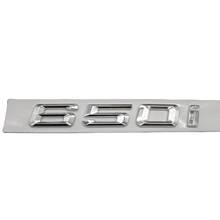Chrome Shiny Silver ABS Number Letters Word Car Trunk Badge Emblem Letter Decal Sticker for BMW 6 Series 650i 2024 - buy cheap