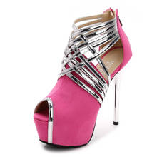 Odinokov Sexy High Heels Platform Peep Toe Wedding Shoes 14 Cm Women Pumps Black Shoes Woman High Heel Shoes Plus Size 2024 - buy cheap