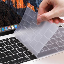 Cubierta de silicona suave para teclado de MacBook Air, 13 pulgadas, 2020, modelo A2337, A2179, ID táctil, piel, EE. UU., entrar en versión en inglés 2024 - compra barato