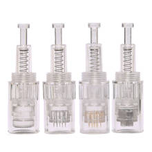 Derma Pen-pluma eléctrica para maquillaje permanente, microaguja, tornillo 9/12/36 Nano pins, Cartucho MYM, 5 uds. 2024 - compra barato