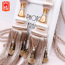 2 Pcs Curtain Decorative Accessories Tassel Tiebacks Curtain Holder Hanging Ball Curtain Strap Living Curtain Hanging Holder 2024 - buy cheap