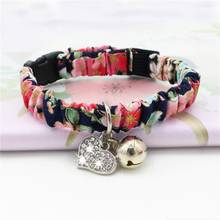 Cat Dog Collar pet Puppy Collars With Bell Elastic Neck Strap For Small Medium Dogs Necklaces Pet Accessories 2024 - buy cheap