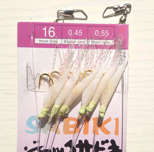 10# 12# 14# 16# 18# 20#  Sabiki Rig Shrimp Sabiki Rigs Soft fishing lure with Strong Fishing hook 2024 - buy cheap