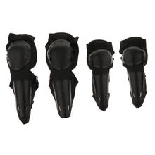 4 Pieces Adult Elbow Knee Shin  Guard Pads Protectors For Motorcycle 2024 - buy cheap