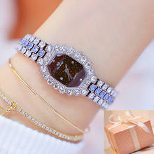 Diamante luxo relógios femininos famosa marca elegante vestido de quartzo relógios senhoras strass caixa relógio pulso relogios femininos 2022 2024 - compre barato