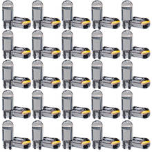 100/50/30Pcs T10 LED W5W COB LED Car Wedge Parking Light Turn Side Bulbs Instrument Lamp Auto License Plate White Yellow Blue 2024 - buy cheap