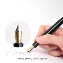 Pluma estilográfica Kaco MASTER, pluma de lujo de Punta EF, tinta alemana, escritura suave, papelería de oficina, regalo de negocios 2024 - compra barato