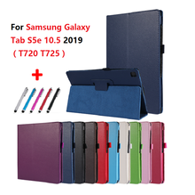 Funda protectora de piel sintética para tableta Samsung Galaxy Tab S5e, protector de 10,5 pulgadas, SM-T725, T725, T725, 2019, 10, 5, S5E 2024 - compra barato