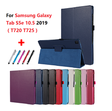 Para samsung galaxy tab s5e caso 10.5 polegada SM-T725 SM-T720 t725 t725 2019 10 5 couro do plutônio proteger tablet fundas s5e coque casos 2024 - compre barato