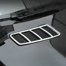 Marco de salida de aire del motor del techo del coche, embellecedor de cubierta decorativa para Mercedes Benz ML GL GLE GLS, Color fibra de carbono para Exterior 2024 - compra barato