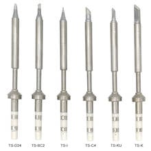 10pcs TS Soldering Iron tips for TS100 MINI solder station Lead Free Electric Soldering Iron Tip K/KU/D24/BC2/C4/B2/I 2024 - buy cheap