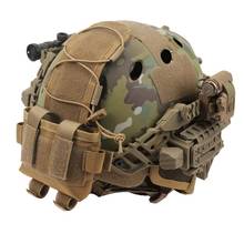 Tactical Helmet Battery Pouch MK2 Helmet Battery Pack Helmet Counterweight Pack Accessory For Outdoor Sports Airsoft Hunting 2024 - buy cheap