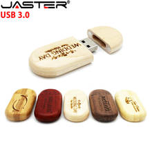 JASTER USB 3.0 high speed Wood usb Flash Drive 4gb 8gb 16gb 32gb Pendrive Gifts memory stick free personalized customization 2024 - buy cheap