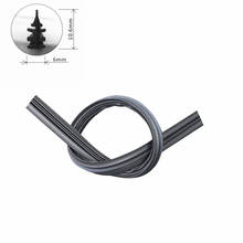 2Pc Car Wiper blade Insert Soft Rubber Strip Accessories For Daewoo Matiz Nexia Nubira Sens Tosca Winstorm 2024 - buy cheap