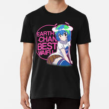 Earth - Chan T Shirt Earth Chan Meme Earth Recicle Human Kawaii Anime Manga Japan Cute 2024 - buy cheap