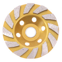 100 мм золотой алмазный шлифовальный круг диск сегментная чаша шлифовальный диск для бетона шлифовальный диск гранитный камень керамически... 2024 - купить недорого